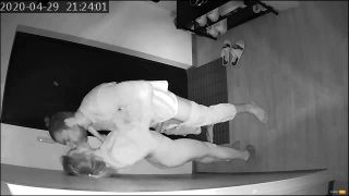 Family Pie - Hidden Camera Caught a Young Wife on Cheating with a Neighbor at Night , male feet fetish on teen 