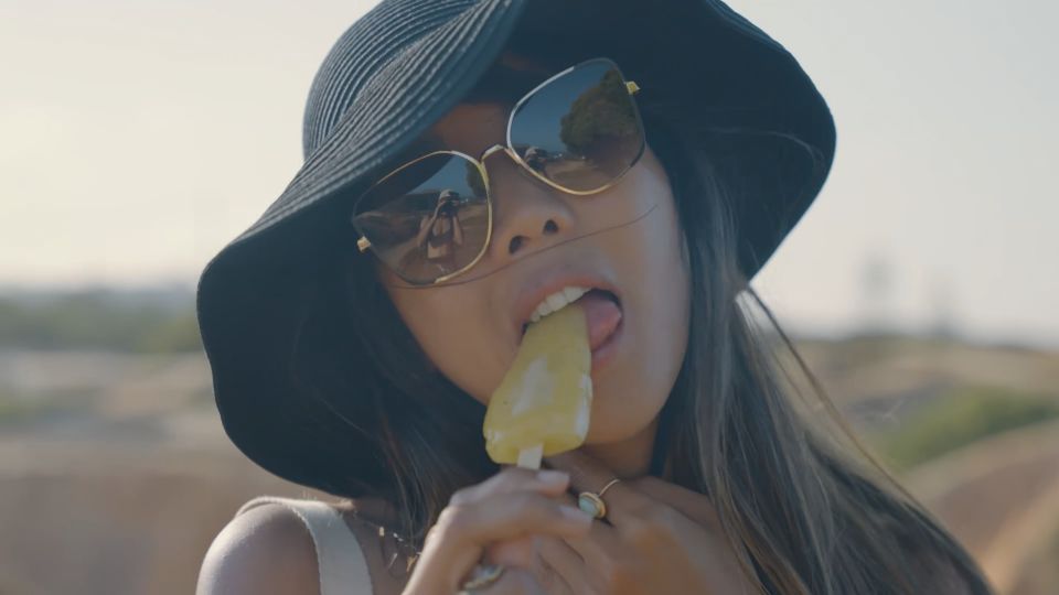 Daring Kiara Beach Hike Sunset Masturbation Public