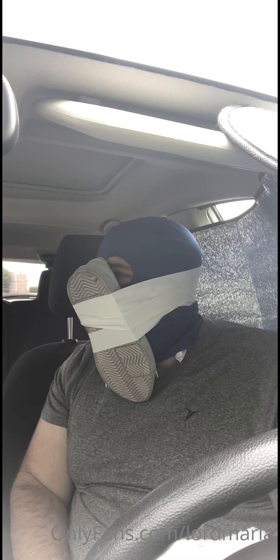 LGM H265_A New Type Of Diet Control. It Involves Taping My Gross, Stinky Shoe To The Face Of A Pig So He Can't Eat. 