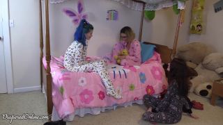 Diaperedonline2Picky Bunny B Picky Bunny  Red Teased at Sleepover for Pullups