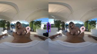 Stockings PURITYVR Big tit blonde Lisa Amane rides a stiff cock at the poolside cabana