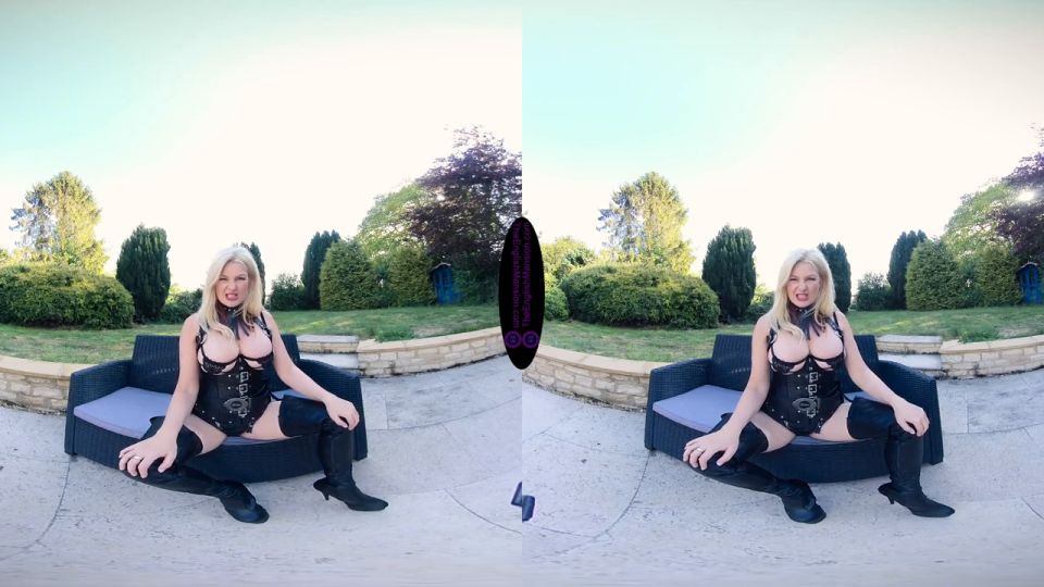 Savage Verbal Humiliation CEI The English Mansion VR. Featuring Lady Sara Borgia (Femdom porn)