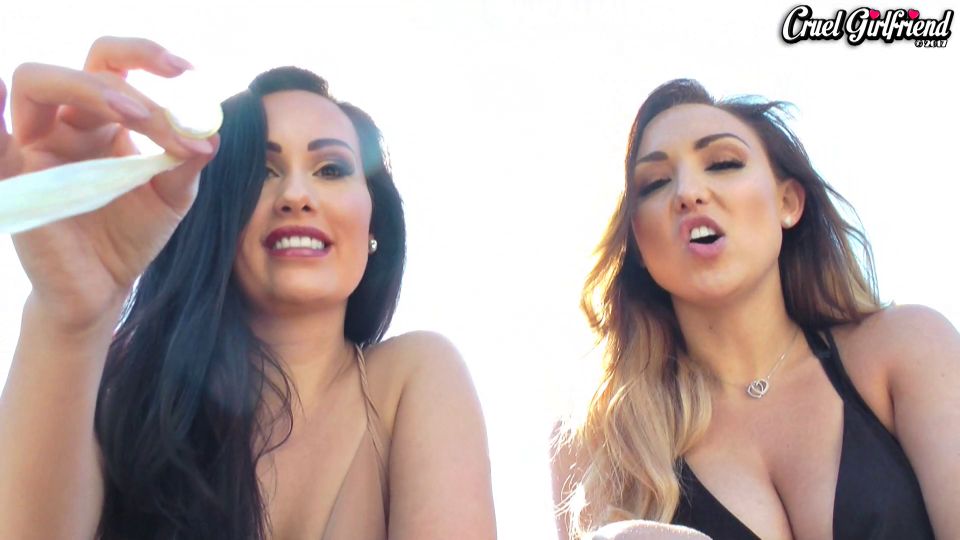 porn video 43 Cruel Girlfriend – Becky Dee And Danni King – Youre On The Cum Only Diet | dirty talk | pov asian femdom pegging