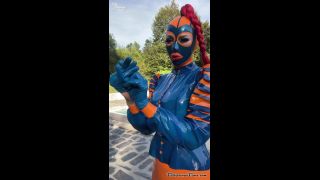 FetiliciousFans SiteRipPt 2Orange and Blue Latex