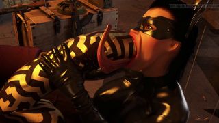 Superheroine Catwoman Enjoy by the Biggest Cock Youve Ever Seen