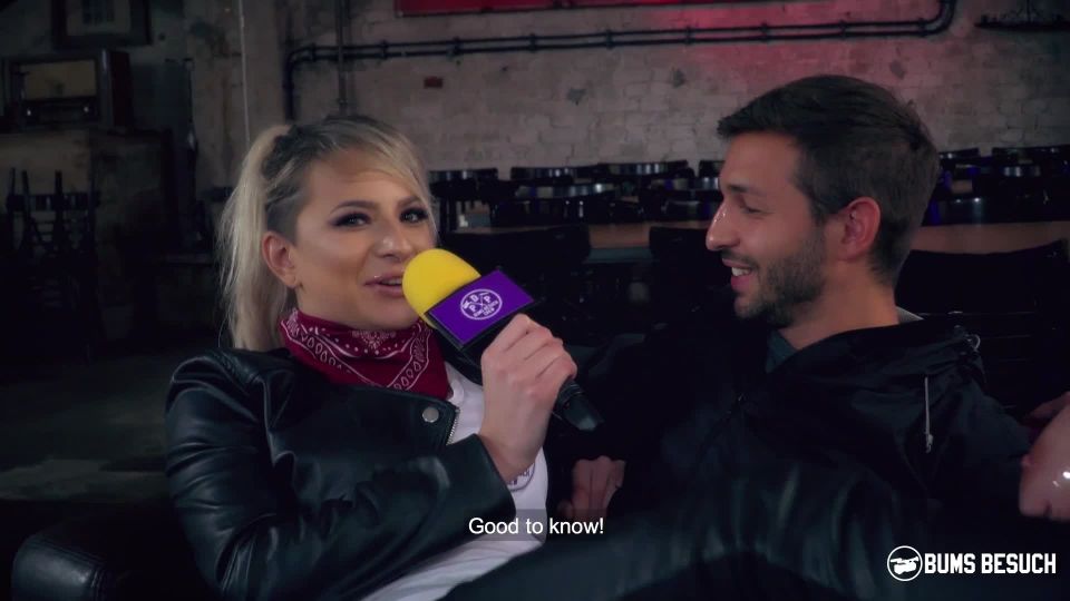 Busty German porn star Manu Magnum blows and fucks random amateur guy!!!