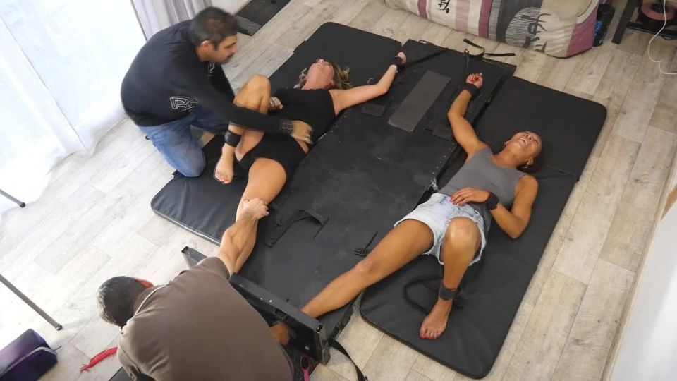 online porn video 12 FrenchTickling – Common Hysteria In The Stocks For Adelie & Edwin on feet porn slim fetish