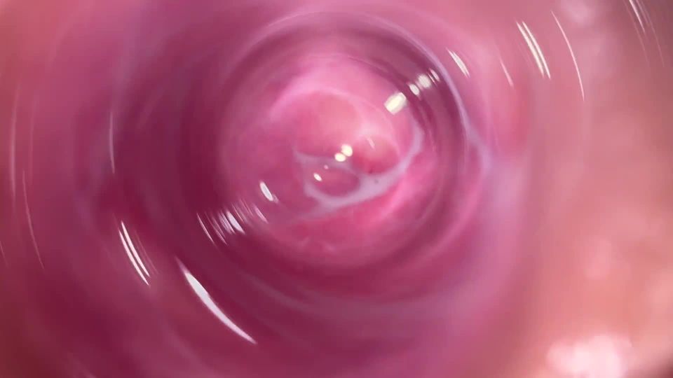 Cute PussyCamera inside my tight creamy pussy, Internal view of my horny vagina