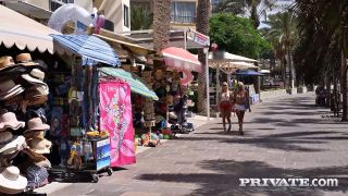 Private - Veronica Leal, Candee Licious: Lesbian Sex By The Sea And An Anal Threesome - Hardcore