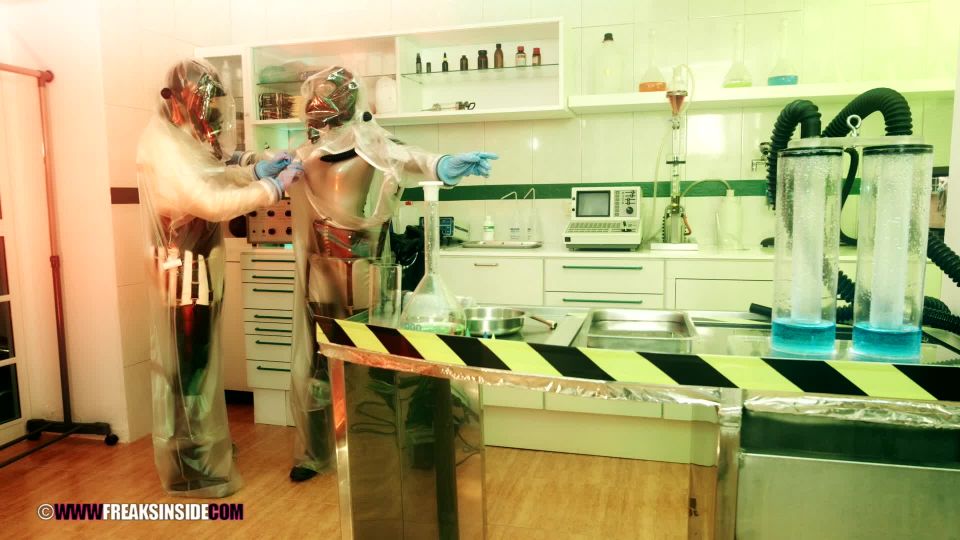 video 43 find your fetish Latex Porn – 7892 – A Successful Experiment – Part Four – Amy Statik & Cynth Icorn, rubber fetish on femdom porn