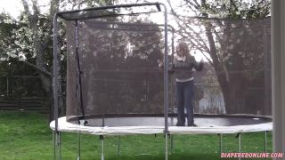 DiaperedonlineAmber Amber Outdoor Trampoline
